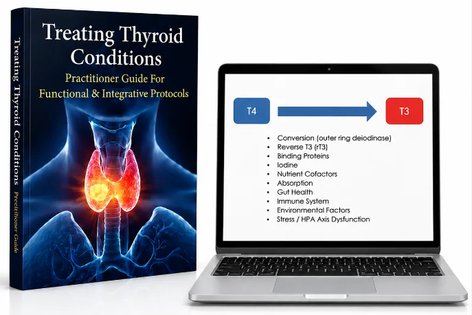 Functional Thyroid Summit clinical treatment guide and laptop presentation
